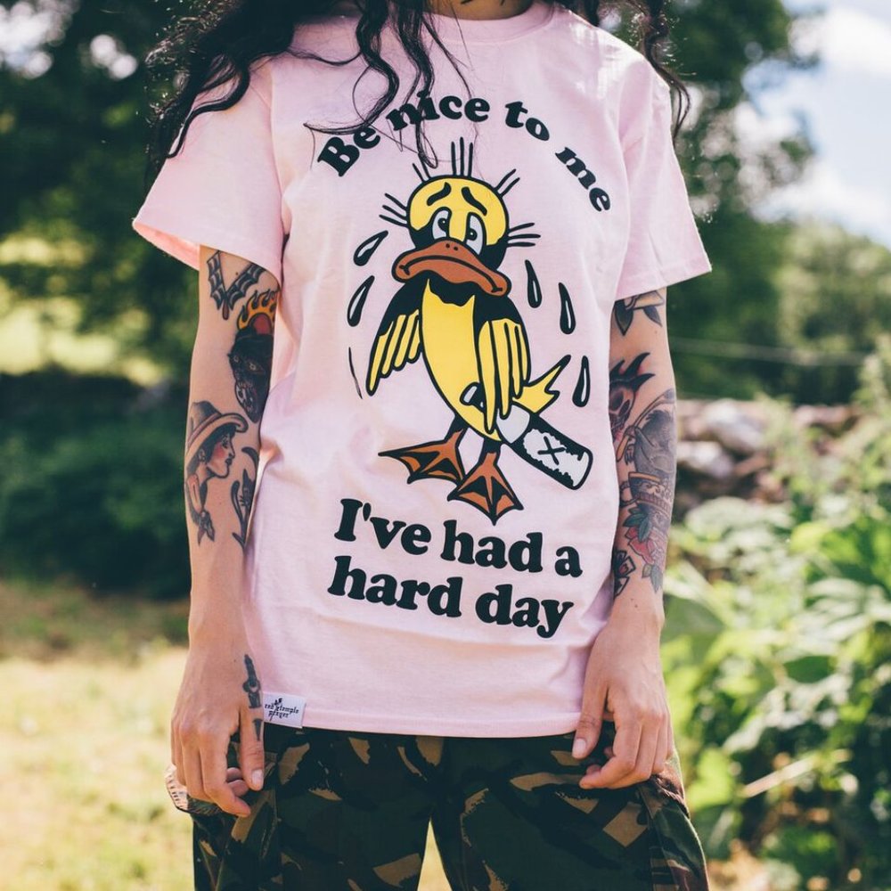 Red Temple Prayer Be Nice To Me T Shirt